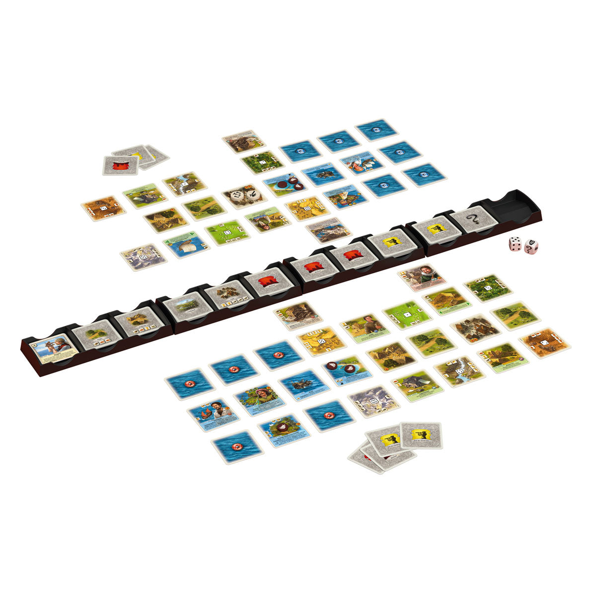 999games 999 games catan: het duel - donkere gouden tijden bordspel