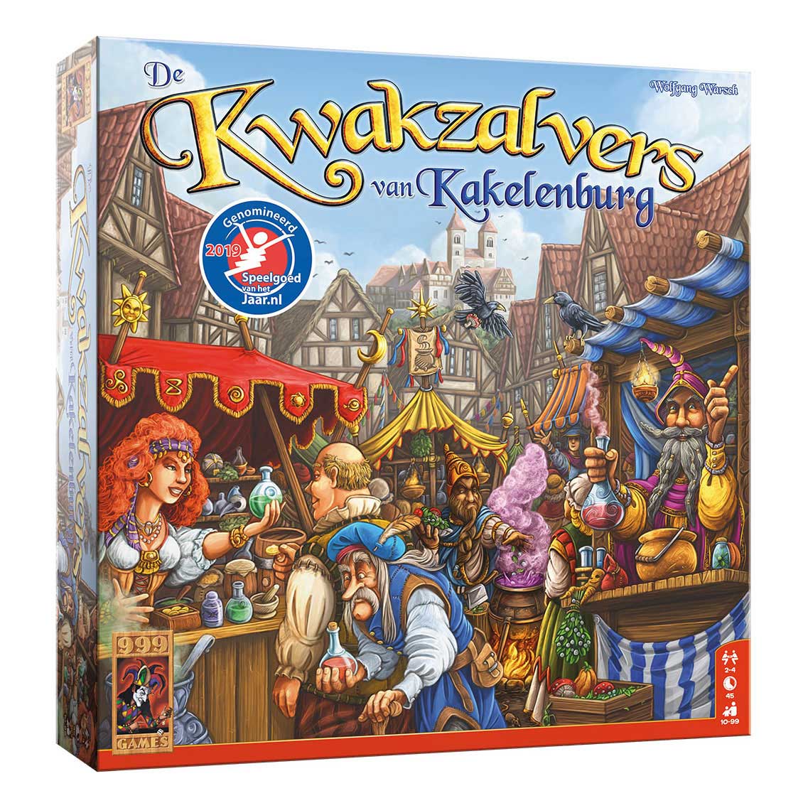 999games 999 games de kwakzalvers van kakelenburg bordspel