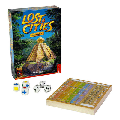 999Games 999 Juegos Perdidos Ciudades: Roll Write Dice Game
