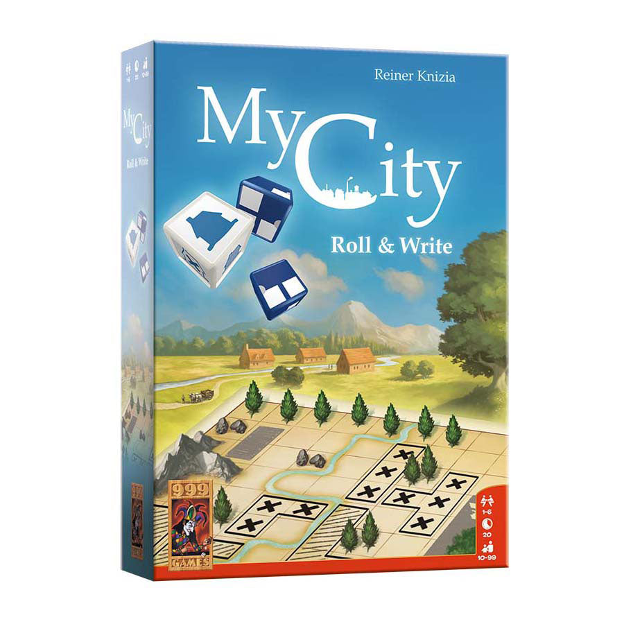 999games 999 games my city roll write dobbelspel