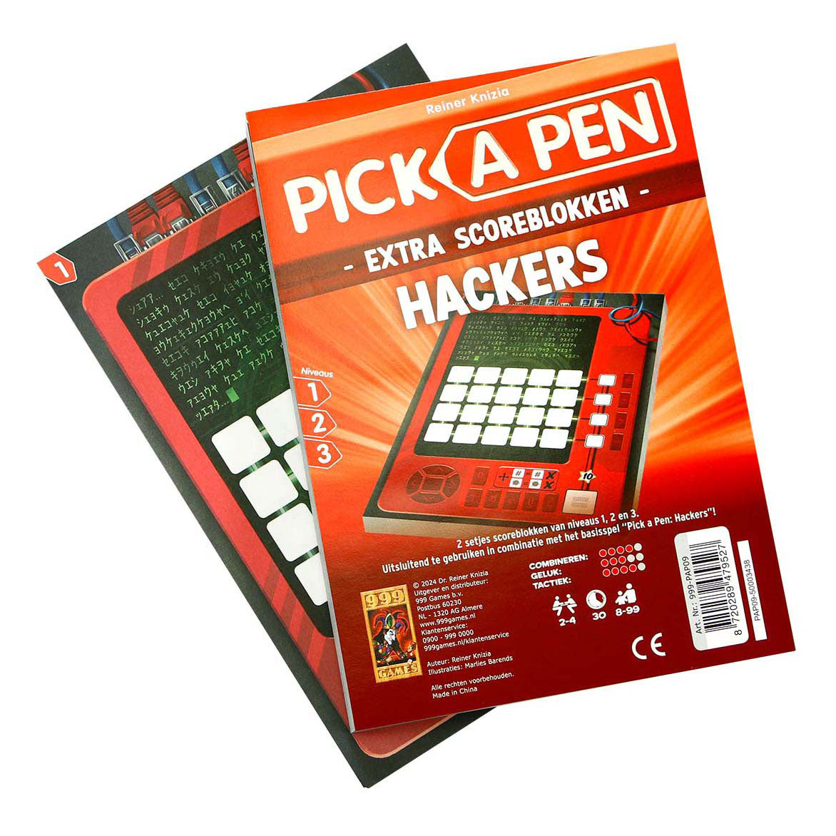 999 games 999 Games Pick A Pen Hackers Score Blokken, 2st.