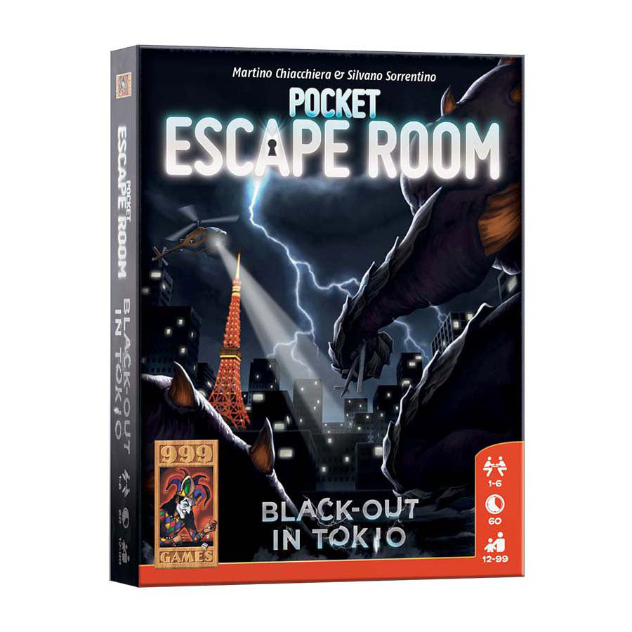 999-Games Pocket Escape Room: Black-out a Tokyo