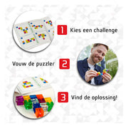 999games 999 games flex puzzler crystal denkspel (nederlands, 1 speler, vanaf 7 jaar, 80 opdrachten) - afbeelding 13