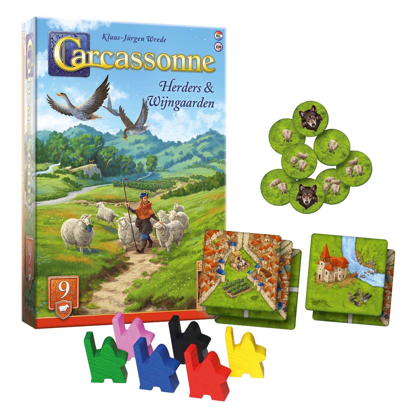 999giochi 999 giochi Espansione dei vigneti di Carcassonne Shepherds