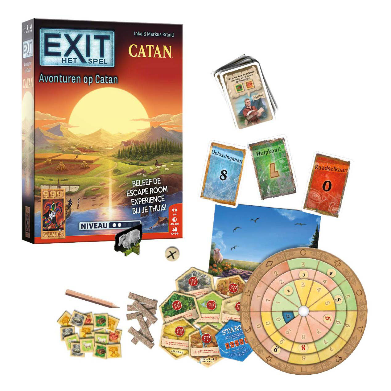 Aventuras de salida del juego en catan | 2 piezas