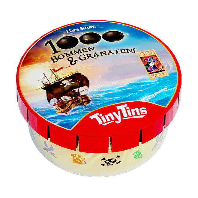999giochi 999 giochi barattoli piccoli 1000 bombe e granate - gioco di dadi