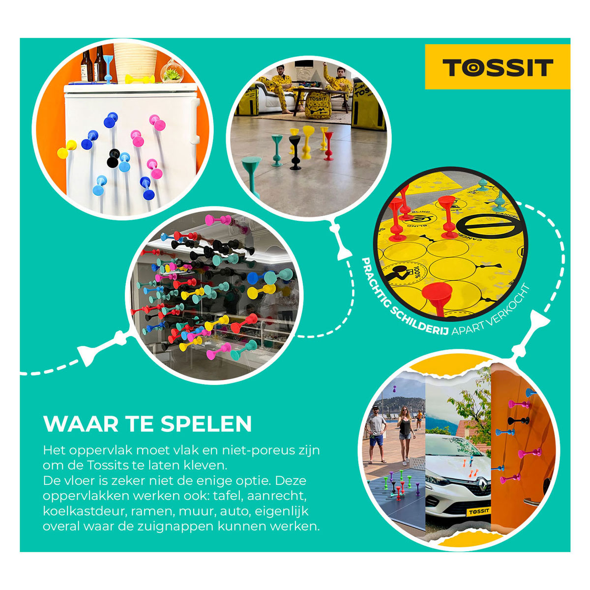 Game Tossit Starter Pack Red-Turquoise