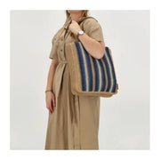 Bolso shopper pe-florence natural life azul - afbeelding 2