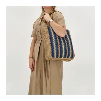 Bolso shopper pe-florence natural life azul