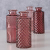 Boltze Home Vaso rosa set da 4 pezzi ø6cm