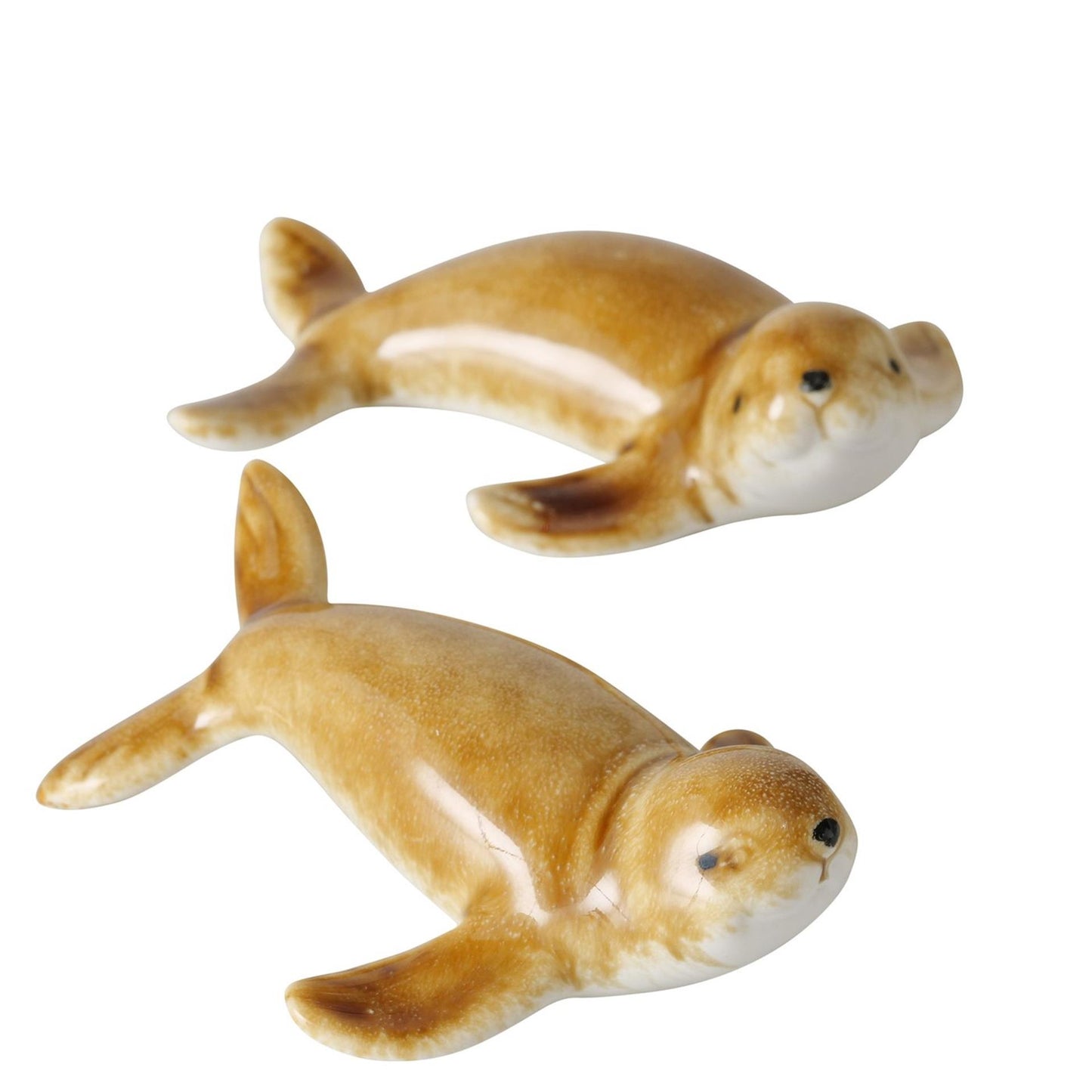 Statua domestica Boltze robby il sigillo l10cm ceramica