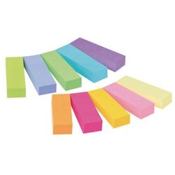 Indexes post-it 670-10ab paper15x50mm self-adhesive assorted 500 pieces