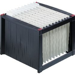 Archivador colgante helit 36x38x26cm negro