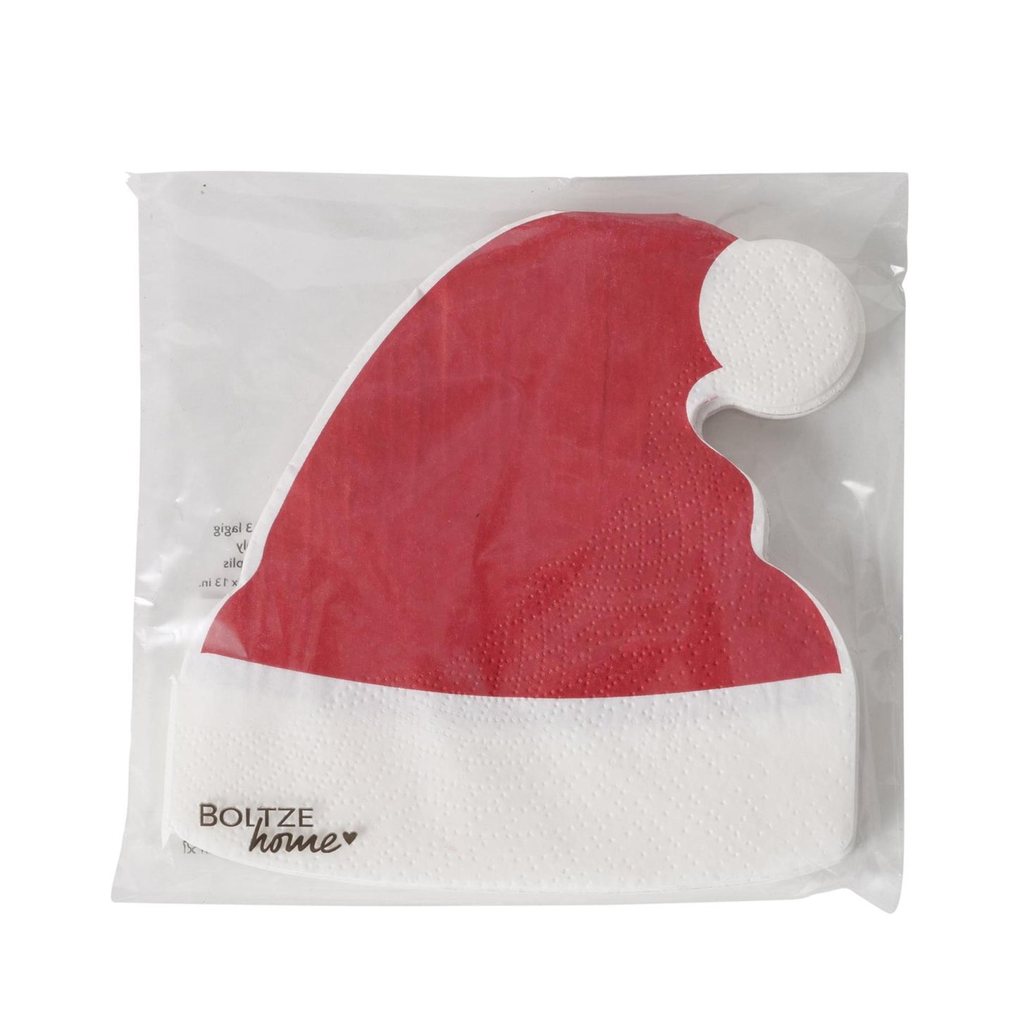 Boltze home servilletas gorro de Papá Noel 12uds.