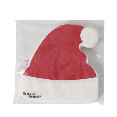 Tovaglioli per la casa Boltze Cappello da Babbo Natale 12 pz.