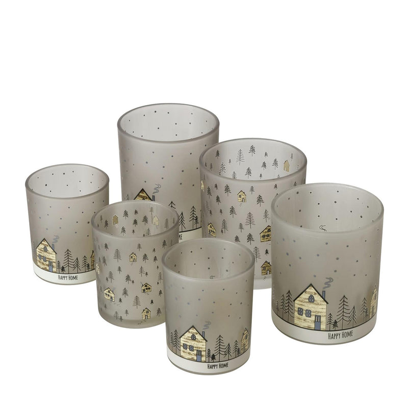 Boltze home portavelas homewood juego de 2 piezas.