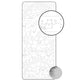 Vaessen creative • sticker 10x23cm 10pcs zilver diverse kerstfiguren