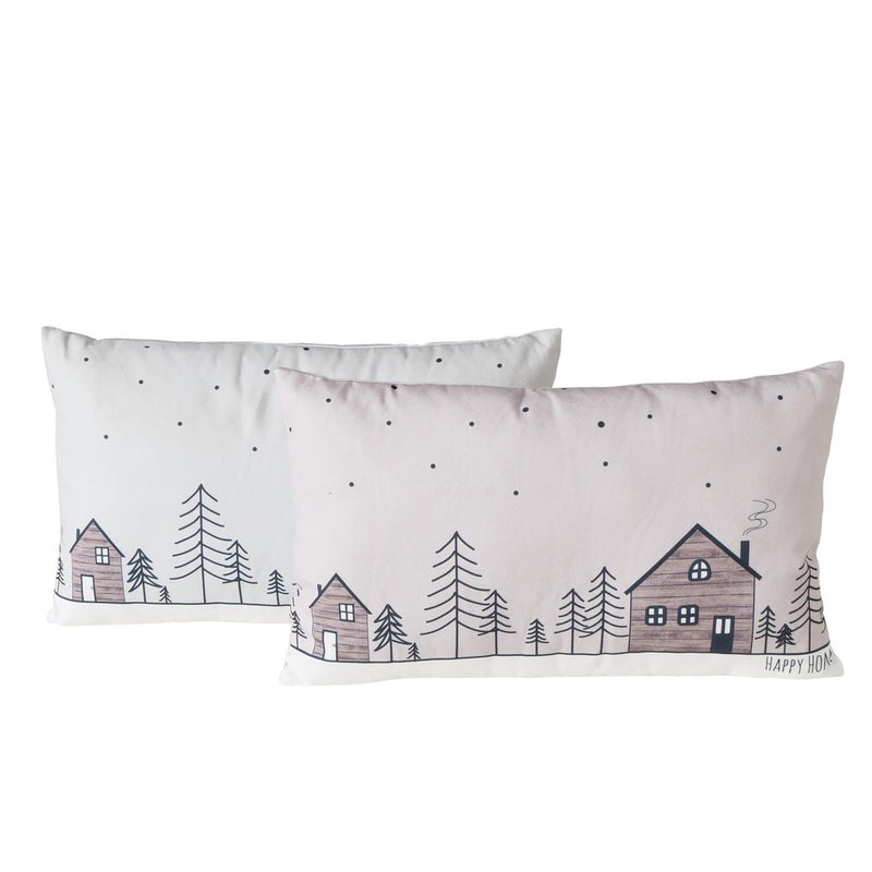 Boltze cuscino per la casa case in legno 30x50 cm