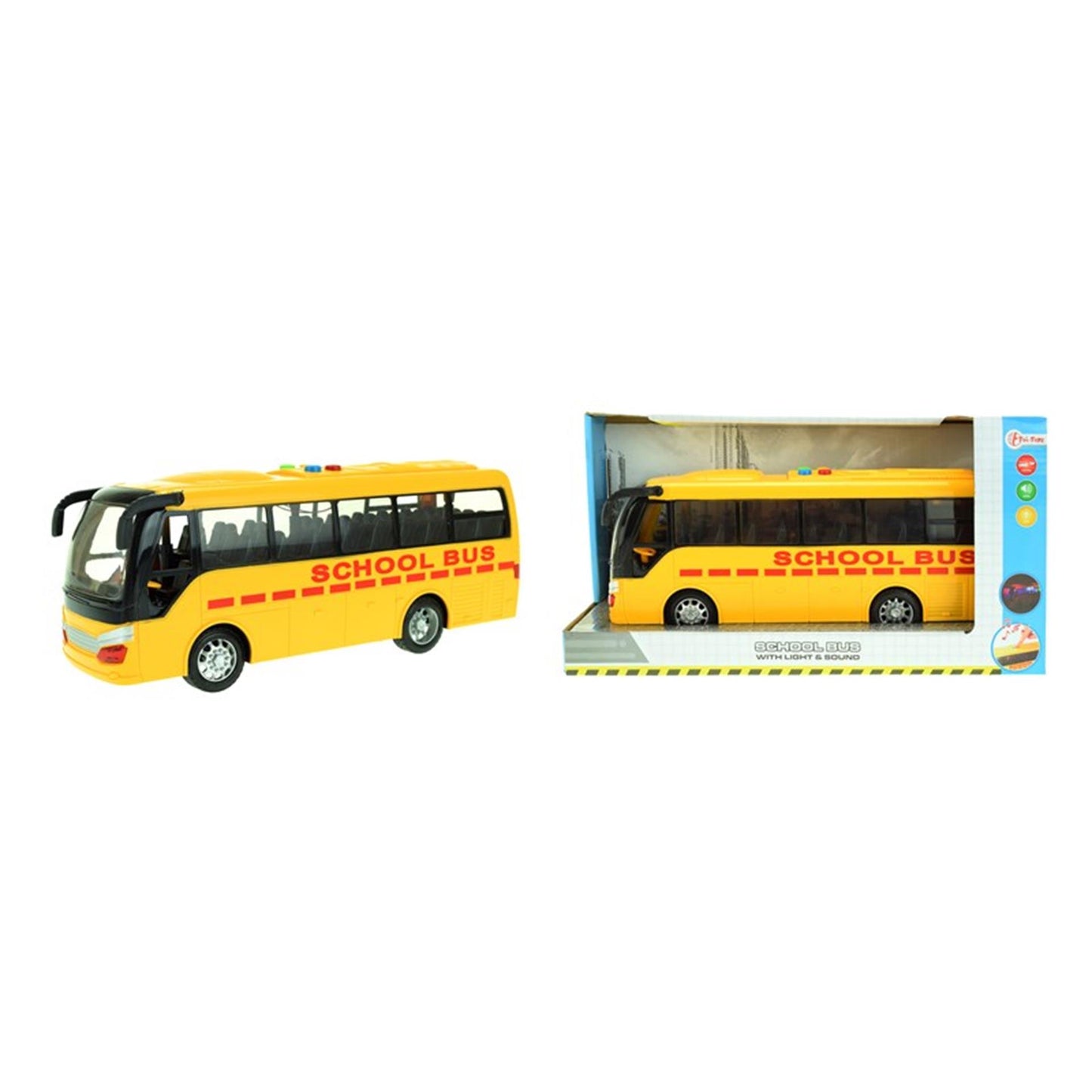 Toi-toys toi giocattoli scuolabus con luci e suoni