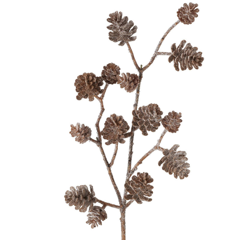 Boltze home ramo artificiale pigna nevosa h50cm
