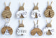 Vaessen creative • creative elements corrugated printed kraft lady bugs 8pcs