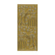 Vaessen creative • sticker 10x23cm 10pcs goud kleding