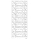 Vaessen creative • sticker 10x23cm 10pcs goud zur silbernen hochzeit