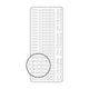 Vaessen creative • sticker 10x23cm 10pcs goud zum schulanfang