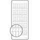 Vaessen creative • sticker 10x23cm 10pcs zilver bedankt