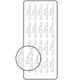 Vaessen creative • sticker 10x23cm x10 goud van sint en piet