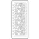 Vaessen creative • sticker 10x23cm 10pcs goud kersttafereel