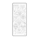 Vaessen creative • sticker 10x23cm 10pcs goud maskers