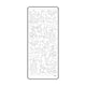 Vaessen creative • sticker 10x23cm 10pcs goud kerst diversen
