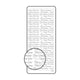 Vaessen creative • sticker 10x23cm 10pcs zilver diverse engelse teksten