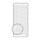 Vaessen creative • sticker 10x23cm 10pcs zilver diverse engelse teksten
