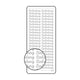 Vaessen creative • sticker 10x23cm 10pcs goud einladung
