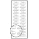 Vaessen creative • sticker 10x23cm 10pcs goud wir heiraten