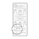 Vaessen creative • sticker 10x23cm 10pcs goud einladung geburtstag