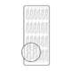 Vaessen creative • pegatina 10x23cm 10uds plata entrega final