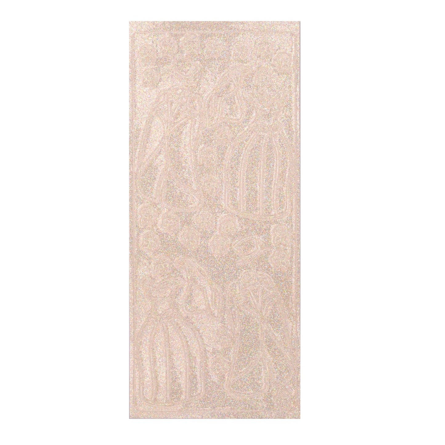 Vaessen creative • adesivo 10x23 cm 10 pezzi abbigliamento iris argento trasparente