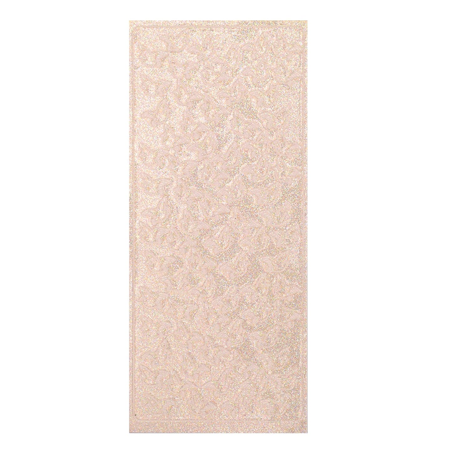 Vaessen creative • adesivo 10x23 cm 10 pezzi uccelli iris argento trasparente