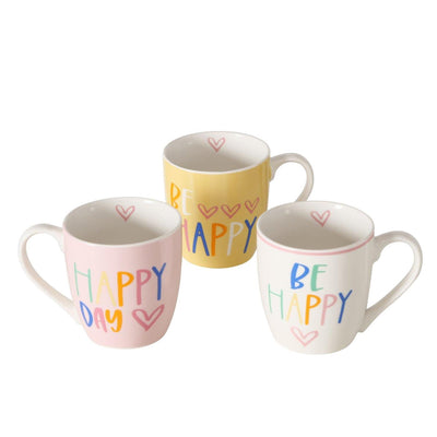 Boltze Home Jumbo Mug Happy 400ml