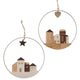 Ciondolo decorativo per la casa Boltze con case dia 25 cm
