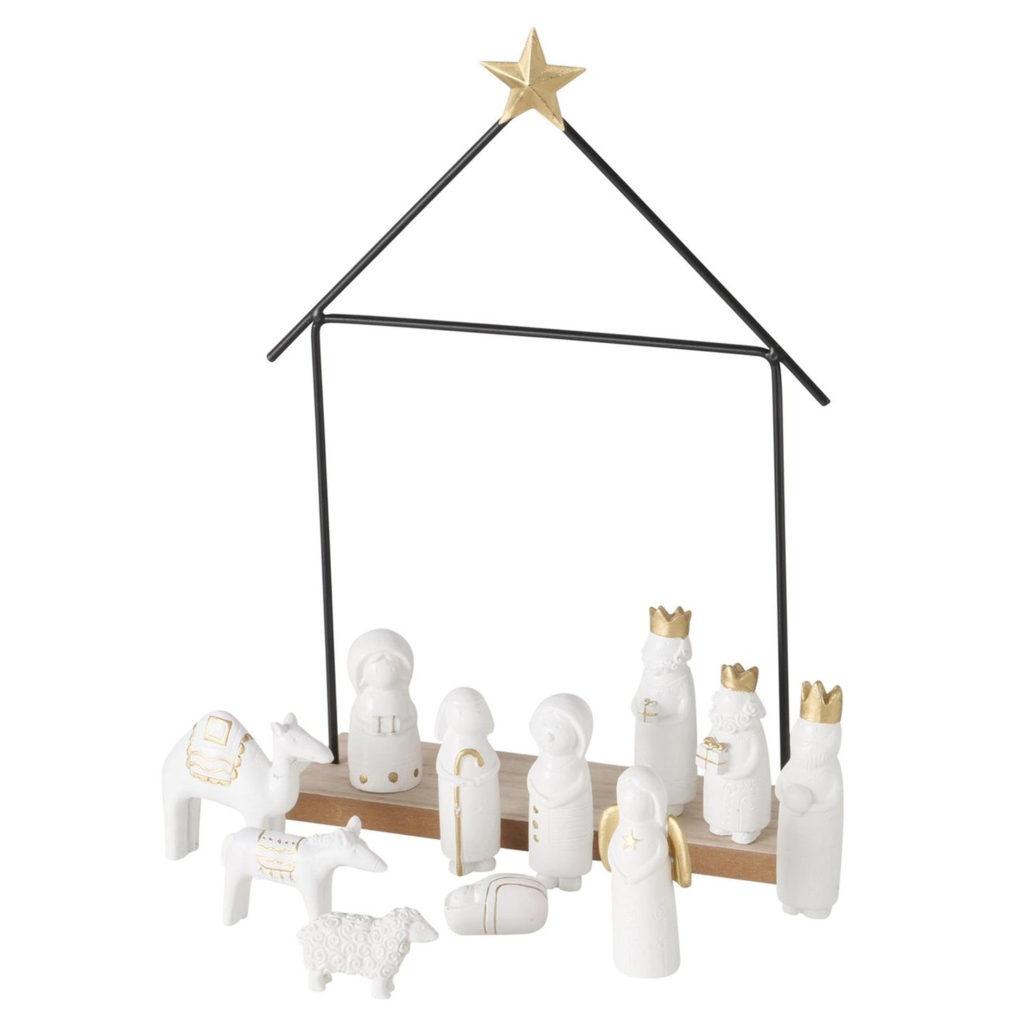 Presepe domestico Boltze 12 pezzi 22x6x32 cm