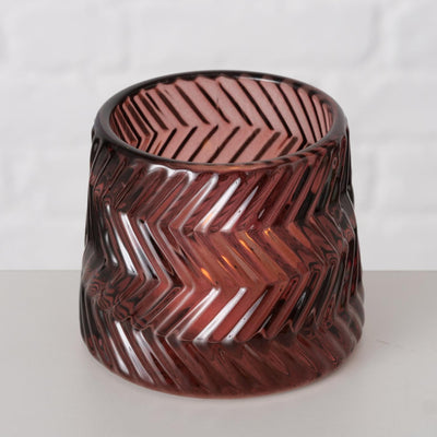 Boltze home portavelas sabena rosa h7cm