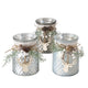 Boltze home theelichthouder wilka h16cm effen glas wit