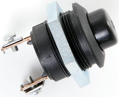 Instalación del interruptor de botón Hella en negro, tornillo