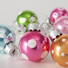 Boltze home Mini palla di Natale in vetro con pois 12 pezzi