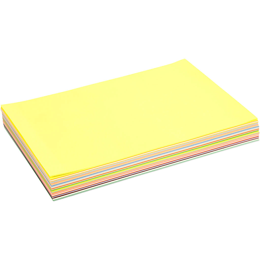 Https: www.cchobby.nl creatief-papier-a4-vel-210x297-mm-80-gr-diverse-kleuren-280-div-vellen-1-doos