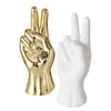 Boltze home statua mano h19cm oro o bianco